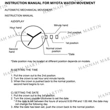 Load image into Gallery viewer, 316 Stainless Steel Case Automatic Mechanical Watch